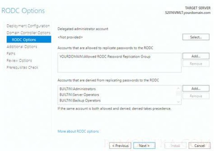 How do i identify my rodc server