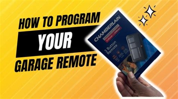 How do i program my chamberlain hbw1573 remote