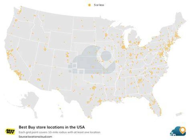 How many stores does best buy currently have