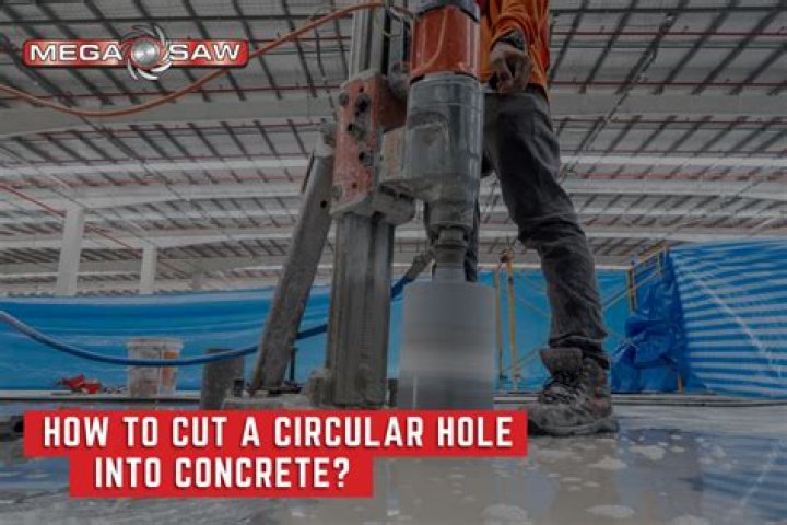 How to cut a hole in concrete