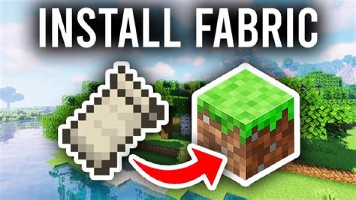 How to install fabric minecraft