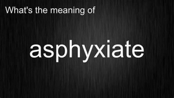 How to pronounce asphyxiate
