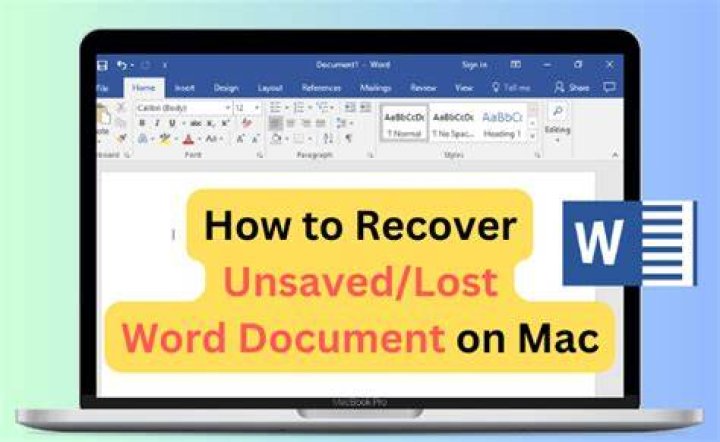 How to recover deleted word documents on mac