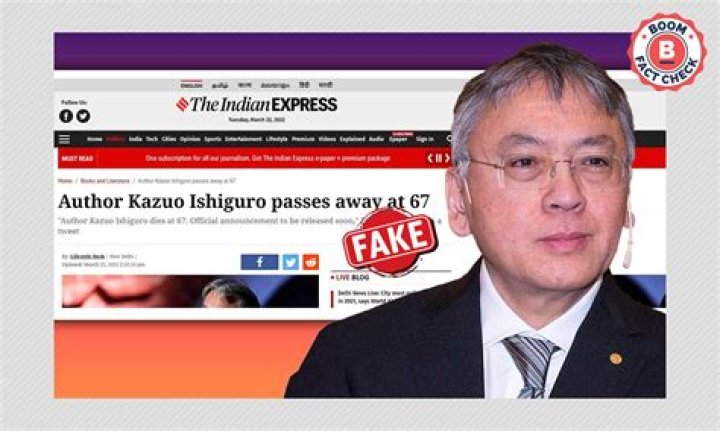 Kazuo Ishiguro Death Hoax Rocks On Twitter, Novelist Is Still Alive and Well