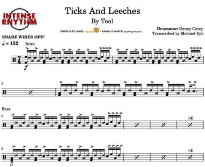 Tool’s
Ticks and Leeches Lyrics
