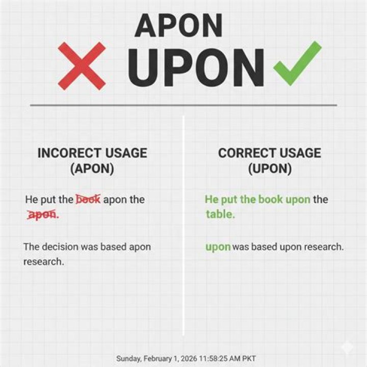 What does apon mean