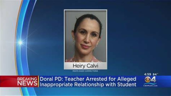 Who Is Heiry Calvi? Doral Teacher Arrested Over Inappropriate Relationship With Student