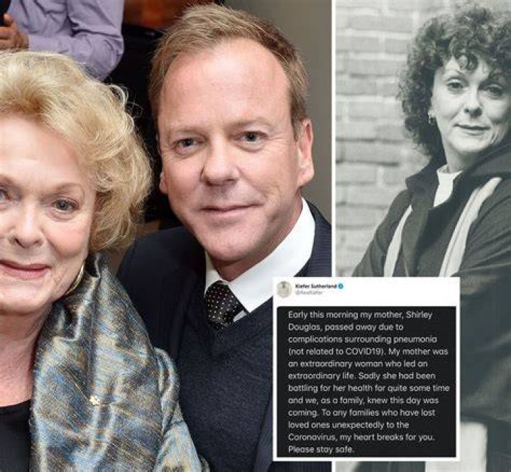 Who Is Shirley Douglas? (Kiefer Sutherland’s Mother) Bio-Wiki, Age, Height, Cause Of Death, Husband, Sons, Net Worth