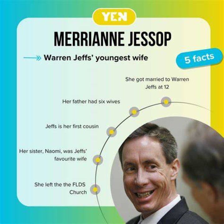 Who Is Warren Jeffs’ Youngest Wife Merrianne Jessop? She Was 12 When They Got Married In 2006
