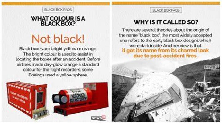 Why is the black box color orange